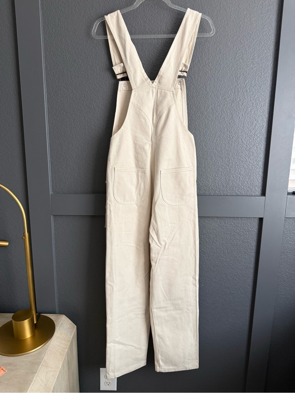 HEY GANG • NWT the Miner overalls in natural - 00 24-25 - Picture 8 of 10